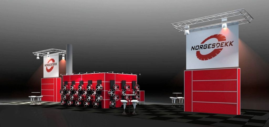 Spennende aktiviteter på standen til Norgesdekk på Automessen 2018.