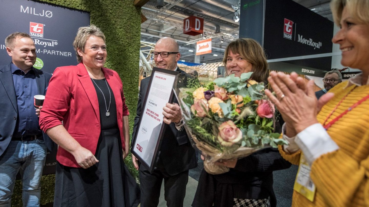Talgø vant prisen for beste stand