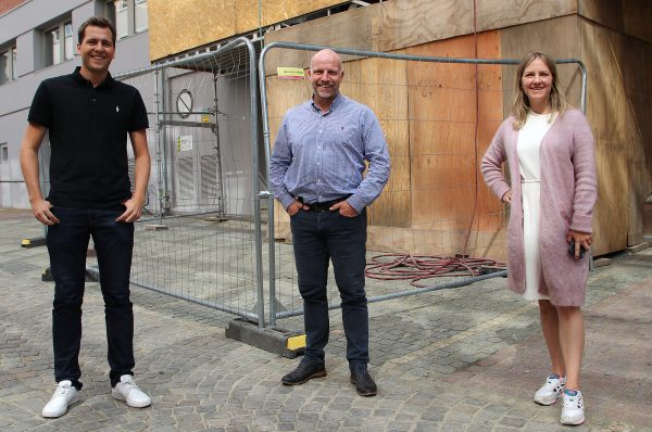 Nye medarbeidere i Bygg Reis Deg ASFra venstre Even Grønboengen, Gunnar Glavin Nybø og Stine Grande.