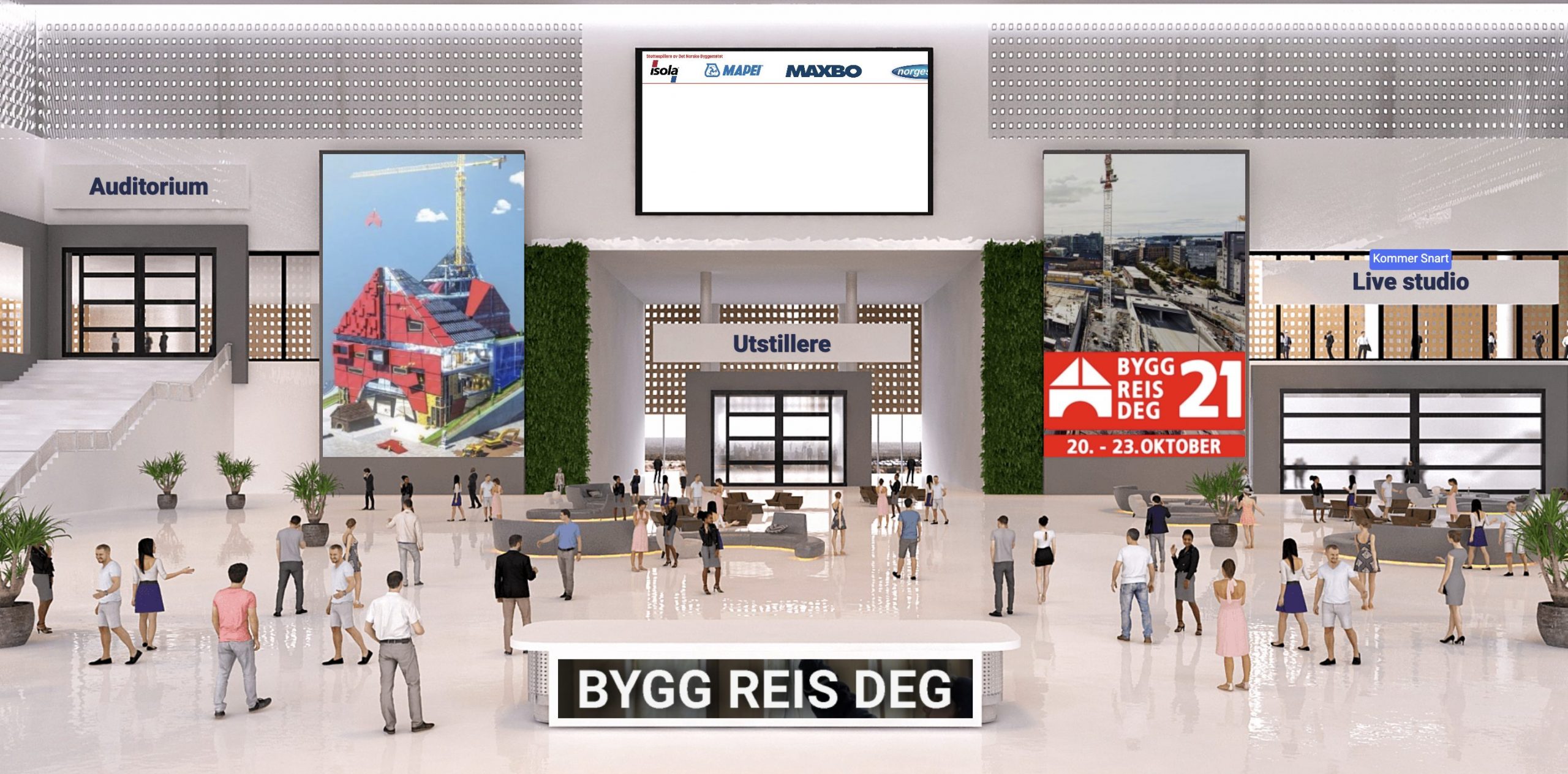 Bygg Reis Deg sin digitale messeplattform